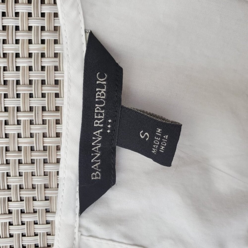 Banana Republic Factory Tank Top S White Lace Hem Sleeveless Eyelet NWT - Picture 6 of 7